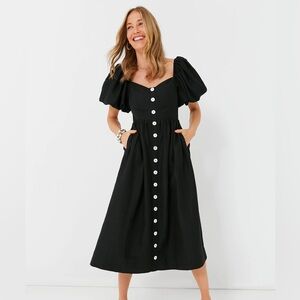 POMANDER PLACE  Black Alexis Midi Dress Tuckernuck XXL